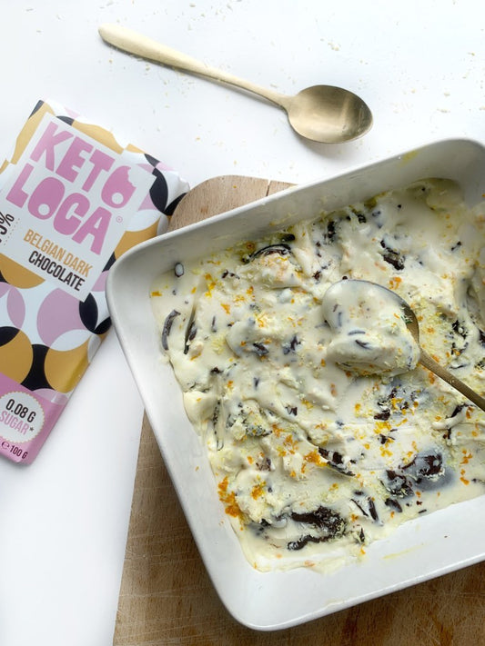 KETO-LOCA® Ice cream with orange & chocolate