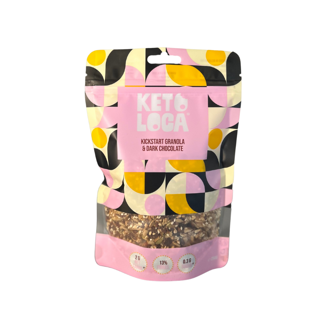 Kickstart Granola & Dark Chocolate Drops 250 g