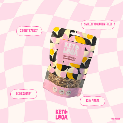 Kickstart Granola & Dark Chocolate Drops 250 g